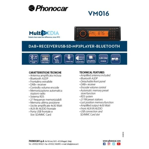 Phonocar VM016 - Image 2