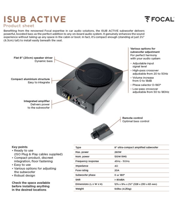 FOCAL ISUB ACTIVE - Image 6
