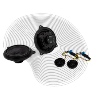BLAM BM 100 NS Colunas 2 Vias Separadas 4" 10cm BMW MINI